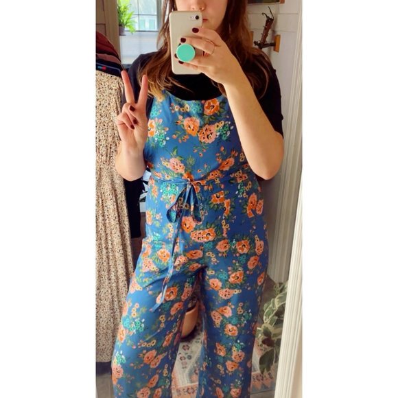Softest Floral Jumpsuit, Hand-Sewn - Picture 4 of 5